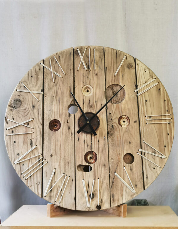 orologio legno naturale
